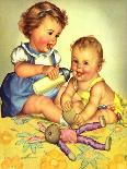 Playing Mother, 1950-Charlotte Becker-Giclee Print