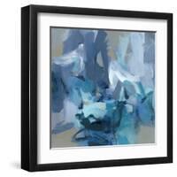 Charlotte Blue-Christina Long-Framed Art Print