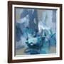 Charlotte Blue-Christina Long-Framed Art Print