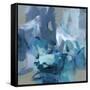 Charlotte Blue-Christina Long-Framed Stretched Canvas