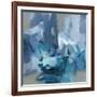 Charlotte Blue-Christina Long-Framed Art Print