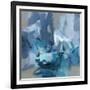 Charlotte Blue-Christina Long-Framed Art Print