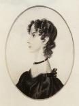 Portrait of Anne Bronte from a Drawing in the Possession of the Rev. A. B. Nicholls-Charlotte Bronte-Framed Giclee Print