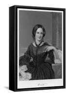 Charlotte Bronte British Author-null-Framed Stretched Canvas