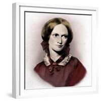 Charlotte Bronte British novelist-George Richmond-Framed Giclee Print