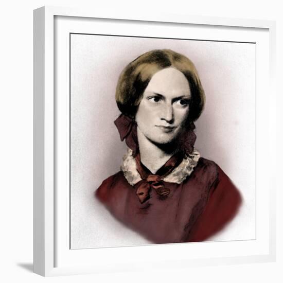 Charlotte Bronte British novelist-George Richmond-Framed Giclee Print