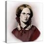 Charlotte Bronte British novelist-George Richmond-Stretched Canvas