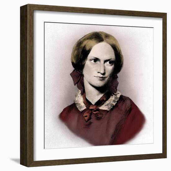 Charlotte Bronte British novelist-George Richmond-Framed Giclee Print