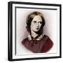 Charlotte Bronte British novelist-George Richmond-Framed Giclee Print