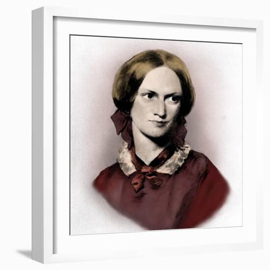 Charlotte Bronte British novelist-George Richmond-Framed Giclee Print