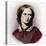 Charlotte Bronte British novelist-George Richmond-Stretched Canvas
