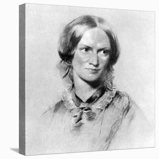 Charlotte Bronte British novelist-George Richmond-Stretched Canvas