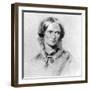 Charlotte Bronte British novelist-George Richmond-Framed Giclee Print