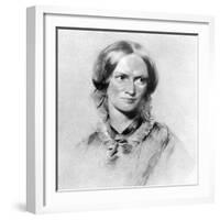 Charlotte Bronte British novelist-George Richmond-Framed Giclee Print