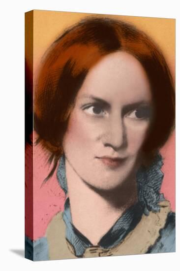 Charlotte Bronte, English Author-Science Source-Stretched Canvas