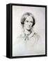 Charlotte Bronte, English Novelist, 1850-George Richmond-Framed Stretched Canvas