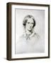 Charlotte Bronte, English Novelist, 1850-George Richmond-Framed Giclee Print