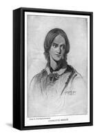 Charlotte Brontë, English Novelist, 1906-George Richmond-Framed Stretched Canvas