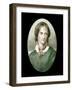 Charlotte Bronte, English Novelist, Mid-19th Century-George Richmond-Framed Giclee Print