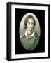 Charlotte Bronte, English Novelist, Mid-19th Century-George Richmond-Framed Giclee Print