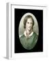 Charlotte Bronte, English Novelist, Mid-19th Century-George Richmond-Framed Giclee Print