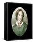 Charlotte Bronte, English Novelist, Mid-19th Century-George Richmond-Framed Stretched Canvas