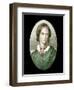Charlotte Bronte, English Novelist, Mid-19th Century-George Richmond-Framed Giclee Print