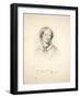 Charlotte Brontë, Engraved by Walker & Boutall, 1850 (Collotype)-George Richmond-Framed Giclee Print