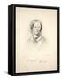 Charlotte Brontë, Engraved by Walker & Boutall, 1850 (Collotype)-George Richmond-Framed Stretched Canvas