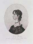 Portrait of Anne Bronte from a Drawing in the Possession of the Rev. A. B. Nicholls-Charlotte Bronte-Framed Giclee Print