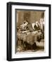 Charlotte Bronte Working on 'Jane Eyre'-null-Framed Giclee Print