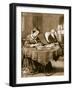 Charlotte Bronte Working on 'Jane Eyre'-null-Framed Giclee Print