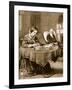 Charlotte Bronte Working on 'Jane Eyre'-null-Framed Giclee Print