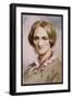 Charlotte Bronte Writer-C.e. Brock-Framed Art Print