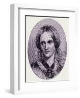 Charlotte Bronte-George Richmond-Framed Giclee Print