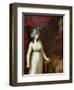 Charlotte Corday (1768-93) and the Assassination of Jean Paul Marat (1743-93), 13th July 1793-null-Framed Giclee Print