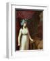 Charlotte Corday (1768-93) and the Assassination of Jean Paul Marat (1743-93), 13th July 1793-null-Framed Giclee Print