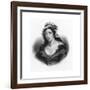 Charlotte Corday, Murderer of French Revolutionary Jean-Paul Marat, 1793-null-Framed Giclee Print