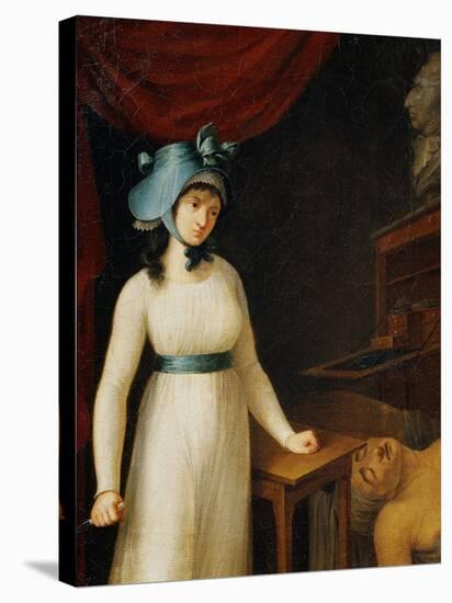 Charlotte Corday with the Body of Marat 1793-null-Stretched Canvas