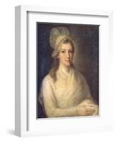 Charlotte Corday-Jean-Jacques Hauer-Framed Giclee Print