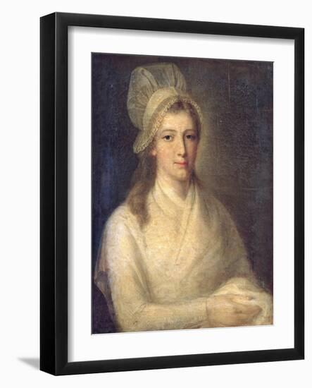 Charlotte Corday-Jean-Jacques Hauer-Framed Giclee Print