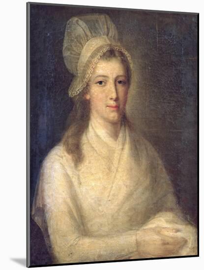 Charlotte Corday-Jean-Jacques Hauer-Mounted Giclee Print