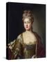 Charlotte De Brunswick-Lunebourg (Brunswick Lunebourg) - Portrait of Princess Charlotte of Brunswic-Unknown Artist-Stretched Canvas