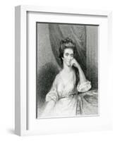 Charlotte Duchess Albany-Ozias Humphrey-Framed Art Print