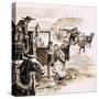 Charlotte, Empress of Austria, Makes Her Way to Veracruz-null-Stretched Canvas