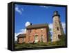 Charlotte-Genesee Lighthouse Museum, Rochester, New York State, USA-Richard Cummins-Framed Stretched Canvas