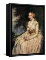 Charlotte, Lady Milnes 18th Century-George Romney-Framed Stretched Canvas