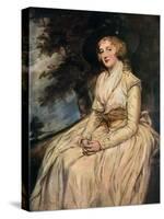 Charlotte, Lady Milnes 18th Century-George Romney-Stretched Canvas