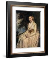 Charlotte, Lady Milnes 18th Century-George Romney-Framed Giclee Print