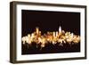 Charlotte North Carolina Skyline-Michael Tompsett-Framed Art Print